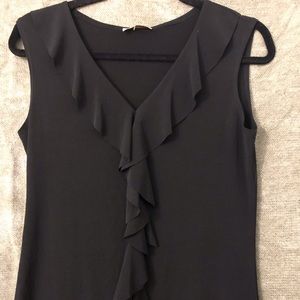 Brochure black sleeveless top from Melanie Lyne